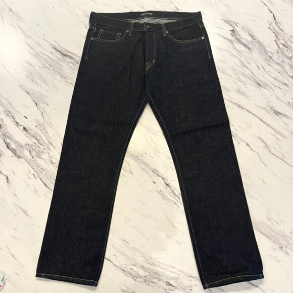 Tom Ford Men's Size 34 Straight Denim Blue Jeans USA Cotton - Picture 2 of 12